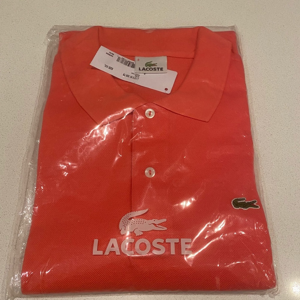 Lacoste XXL Men’s Salmon Polo